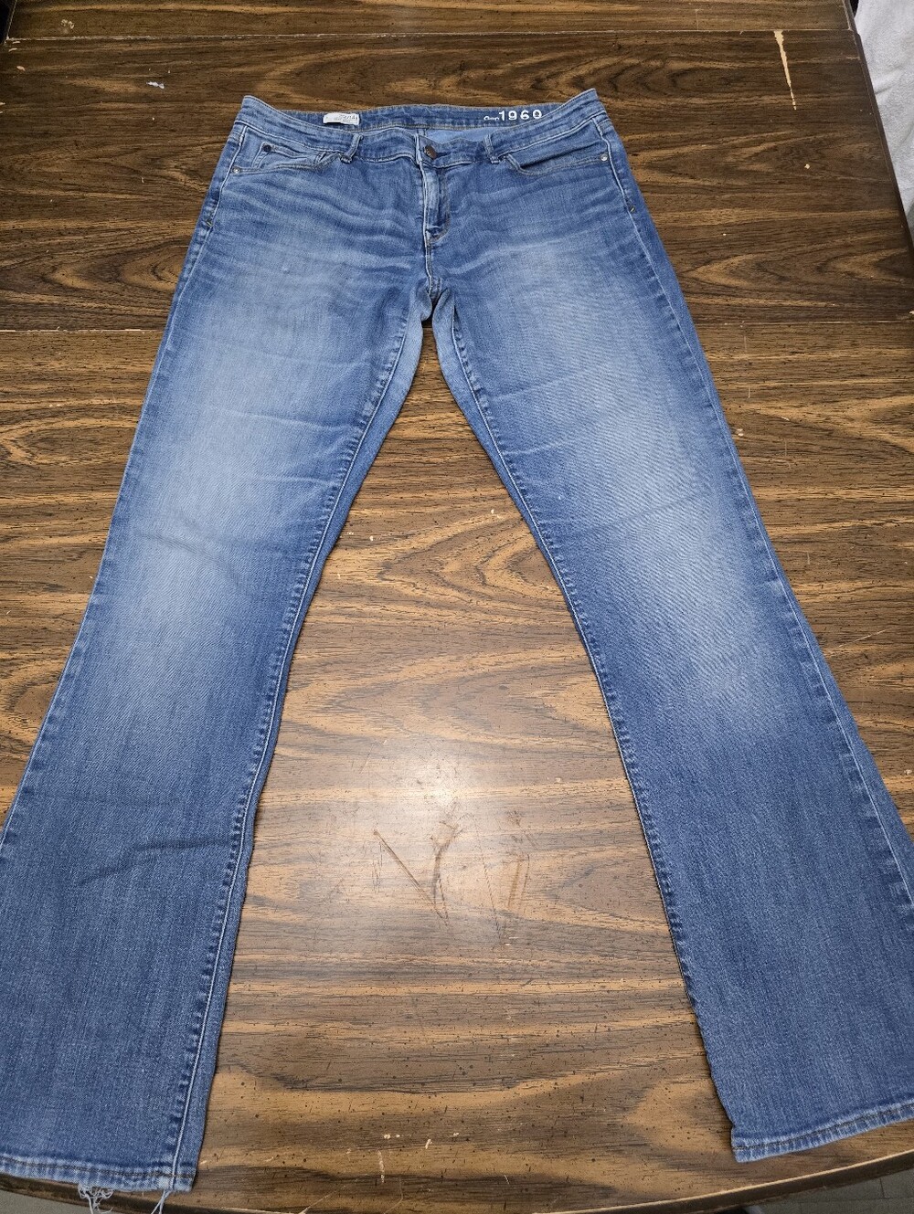 GAP Women's Light Blue Flared Jeans